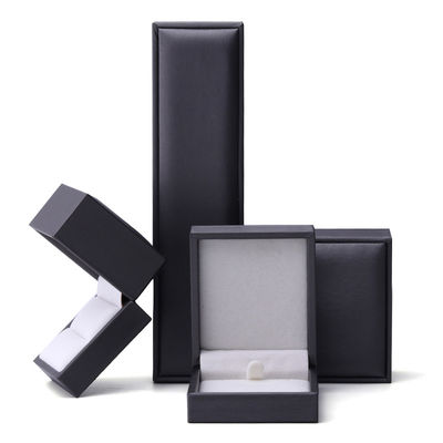 Soft Touch Borstel Afwerking PU Lederen Juwelen Verpakkingsdoos Set Luxe Organisator