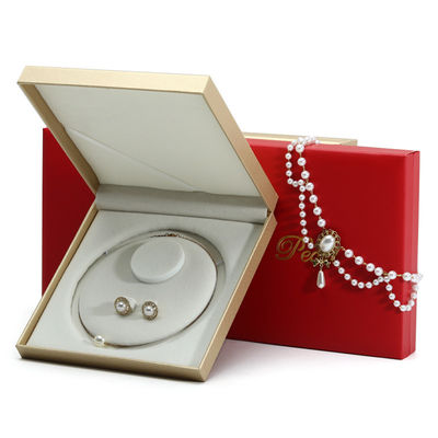 Smaakvolle multifunctioneel PU leer sieraden verpakking organisator voor parel hanger