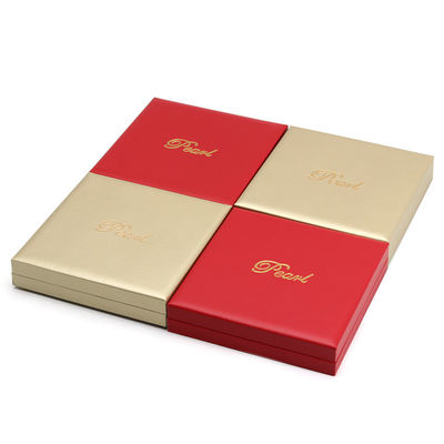 Smaakvolle multifunctioneel PU leer sieraden verpakking organisator voor parel hanger
