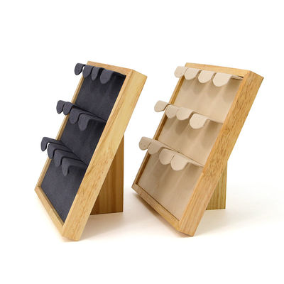 4x3 Praktische Multi Cell Houten Sieraden Display Rack Stand Voor Oornappen Hanger
