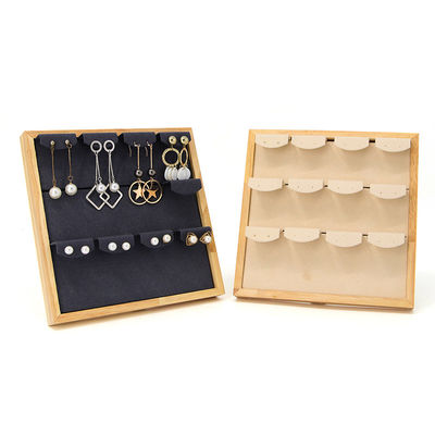 4x3 Praktische Multi Cell Houten Sieraden Display Rack Stand Voor Oornappen Hanger