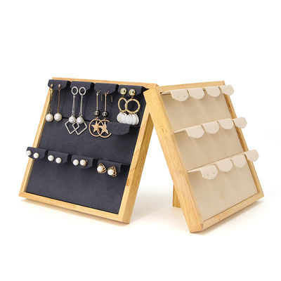 4x3 Praktische Multi Cell Houten Sieraden Display Rack Stand Voor Oornappen Hanger