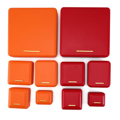 Multi-Color Sleek Convex PU Leer Juwelenopslagdoos voor Luxe Verpakking