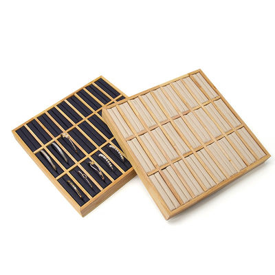 kopen 3x9 Compact Solid Wood Juwelen Ring Storage Display Tray Plaat Voor Luxe Show online manufacture