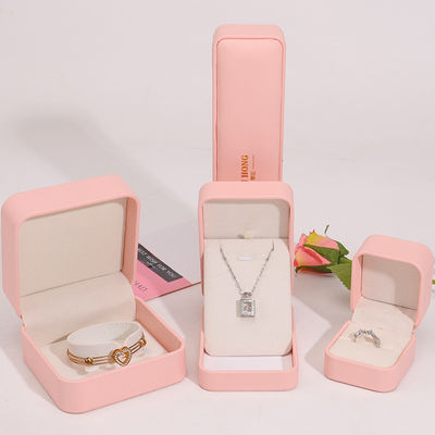 kopen Soft Touch Roze Vervalste Lederen Juwelen Opberging Organisator Luxe Verpakkingsset online manufacture