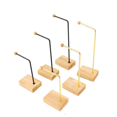 Draagbare L-vormige metalen hangertentoonstelling Stand voor juwelen Luxe Show Exhibition