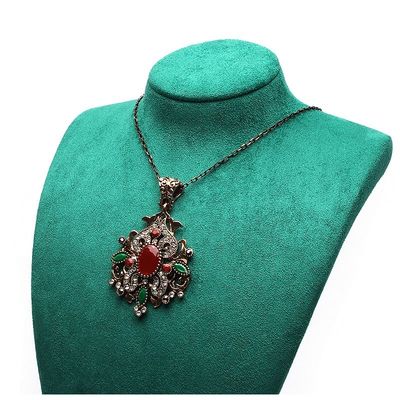 Draagbare afneembare zachte fluweel sieraden organisator mannequin luxe display buste