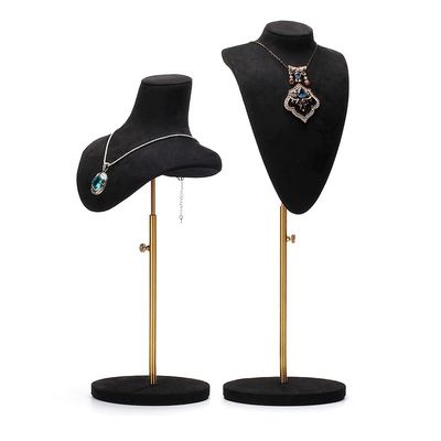 Meerdere maten zachte fluwelen cover sieraden display Bust hanger expositie stand