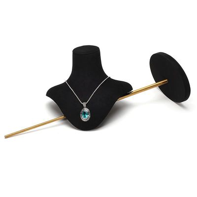Meerdere maten zachte fluwelen cover sieraden display Bust hanger expositie stand