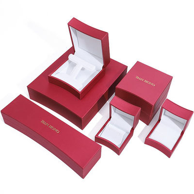 Oogvangende boogvormige PU leder sieraden opslag organisator luxe doos pakket