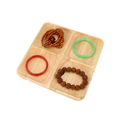 Meerdere vormen Juwelen Display Plaat Houten Armband Display Exhibition Tray