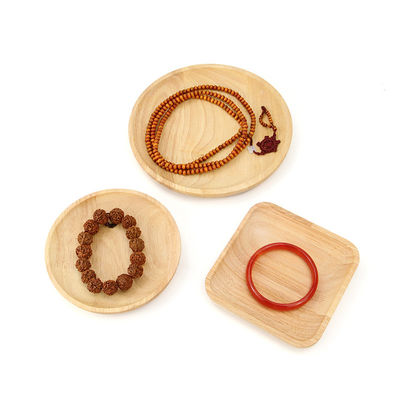 Meerdere vormen Juwelen Display Plaat Houten Armband Display Exhibition Tray