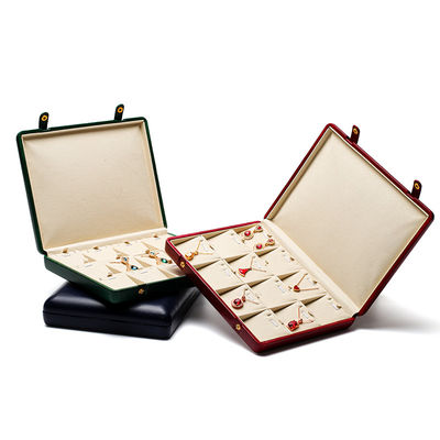 kopen Pebble Grain Leer Juwelen Doos Verpakking Opbergkoffer Voor Oordopjes Hanger online manufacture
