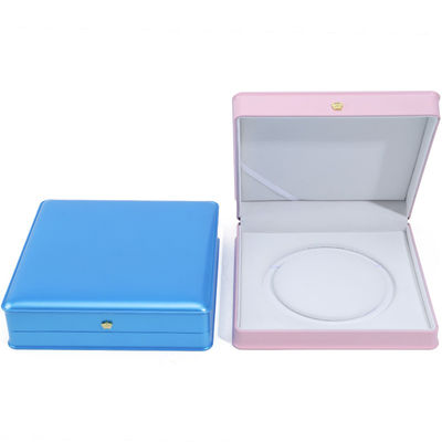 Zachte aanraking Macaron Kleur Plastic Perlen Ketting Bewaardoos Juwelen Verpakking