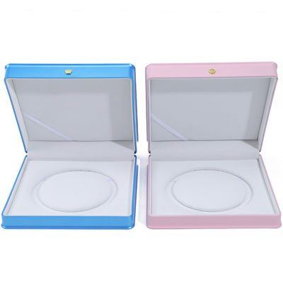 Zachte aanraking Macaron Kleur Plastic Perlen Ketting Bewaardoos Juwelen Verpakking