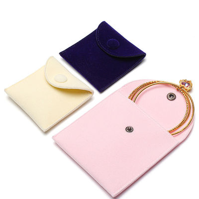 Kleine fluweel sieraden bewaring zak zak voor oren studs Ringen Armband