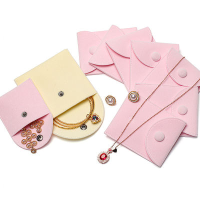 Kleine fluweel sieraden bewaring zak zak voor oren studs Ringen Armband