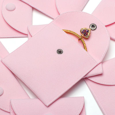 Kleine fluweel sieraden bewaring zak zak voor oren studs Ringen Armband