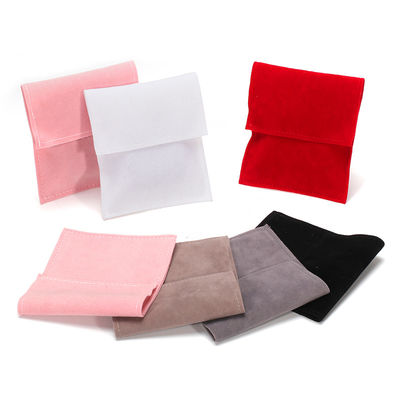 OEM Discreet Supply Lichte fluwelen sieraden zakken voor oorringen studs meisje