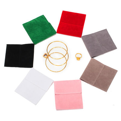 OEM Discreet Supply Lichte fluwelen sieraden zakken voor oorringen studs meisje