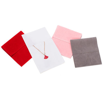 OEM Discreet Supply Lichte fluwelen sieraden zakken voor oorringen studs meisje