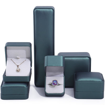 Donkergroen Nobele nepleer sieraden opslagzakken smaakvolle luxe verpakkingen