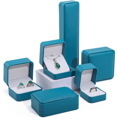 kopen Pauwgroen Oogvangend Fake Lederen Juwelen Verpakking Doos Set Luxe Case online manufacture