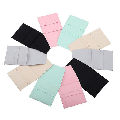 Soft Touch Microfiber Juwelierschap opslagzak met afneembare splitser voor oorbellen