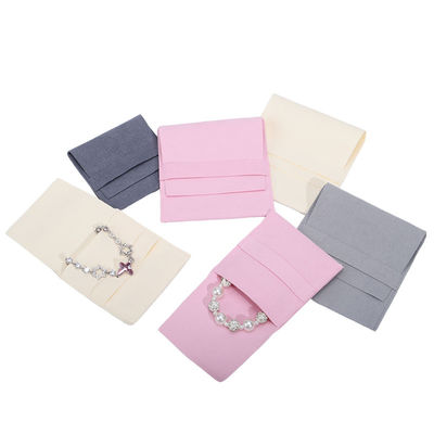 Compact eenvoudig zacht fluwelen juwelen verpakking envelop Pocket mini hanger zak