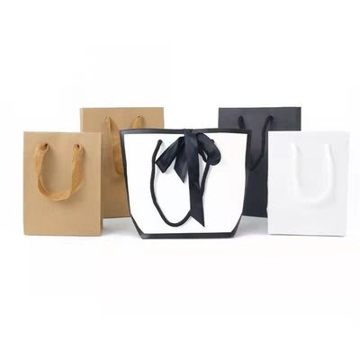 Aanpasbare kartonnen papier sieraden Tote tas Luxe opslagkas Custom logo