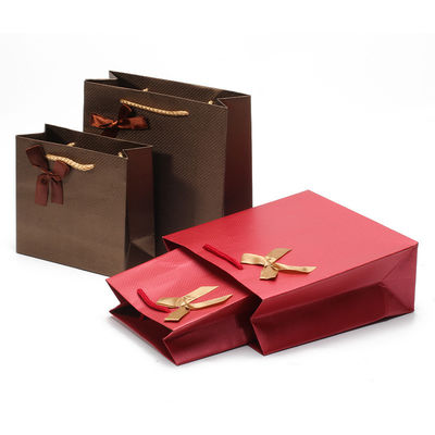 Twill Grain Smaakvol Karton Papier Tote Geschenktassen Sieraden Verpakkingshouder