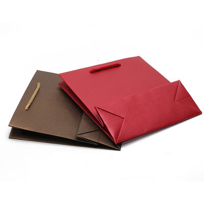 Twill Grain Smaakvol Karton Papier Tote Geschenktassen Sieraden Verpakkingshouder
