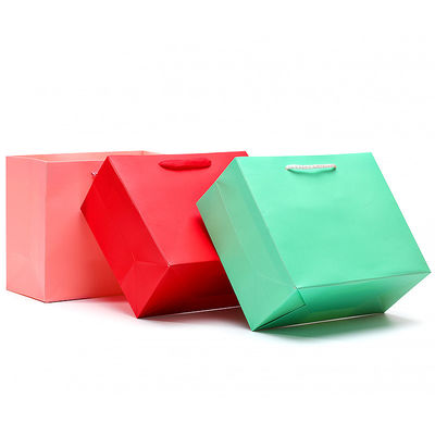 Chique Makaron Kleur Kartonnen Tas Geschenk Schat Verpakking