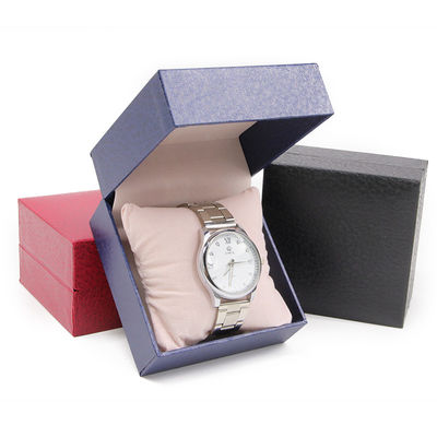 Fijn Pebble Grain Hard Paper Horloge Verpakkingsdoos Compacte kartonnen opslagkast