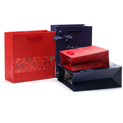 Ruime ruimte Hard kartonnen papieren tas voor juwelen doos Geschenkverpakking