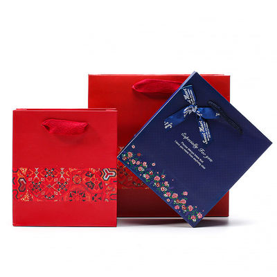 Ruime ruimte Hard kartonnen papieren tas voor juwelen doos Geschenkverpakking