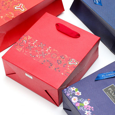 Ruime ruimte Hard kartonnen papieren tas voor juwelen doos Geschenkverpakking