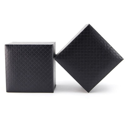 Diamant Crosshatch Textured Hard Paper Horloge Case Karton Luxe Box