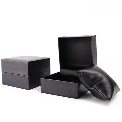 Diamant Crosshatch Textured Hard Paper Horloge Case Karton Luxe Box