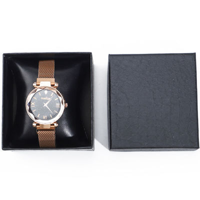 Linnen Textuur Nobele zachte PU Lederen Horloge Verpakkingskoffer Luxe opslagdoos