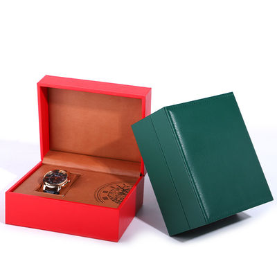 Opvallende interne druk van vals leer luxe horloge verpakkingsdoos voor cadeautjes