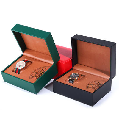 Opvallende interne druk van vals leer luxe horloge verpakkingsdoos voor cadeautjes