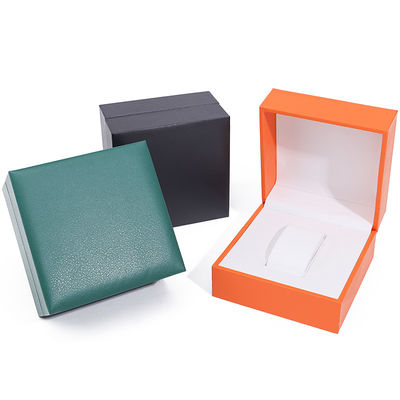 Sleek afneembare plastic horlogekist Luxe-opslagkas met zachte fluweelafvoering