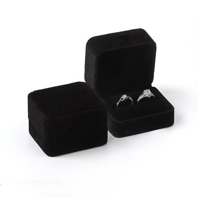 Groothandel Vervaardiger Op maat gemaakte luxe juwelen Ringdoos Gepersonaliseerd Custom logo Fluwelen Juwelen Verlovingsring Verpakkingsdoos