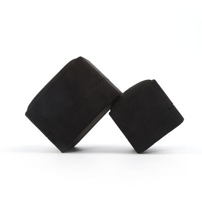 Groothandel High End Juwelen Verpakking Ring Box Custom logo Juwelen Verpakking Luxe Dubbele Verloving Velvet Ring Box