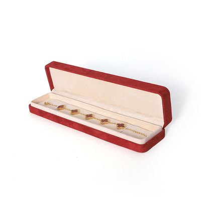 Premium rode juwelen doos verpakking voor grote halsketting armband oorbellen ring set
