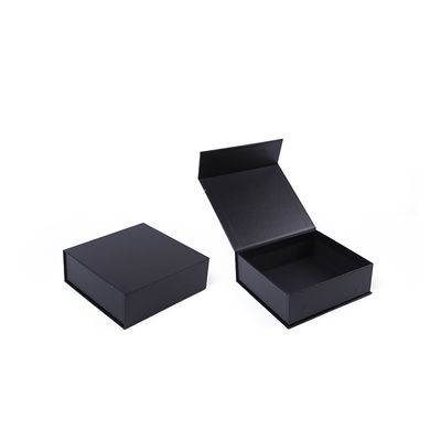 Groothandel productie van hoge kwaliteit Magnetische Geschenkdoos Verpakking Aangepast logo luxe Milieuvriendelijk Karton Papier Zwarte Magnetische Sieradendoos