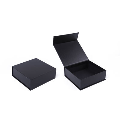 Groothandel productie van hoge kwaliteit Magnetische Geschenkdoos Verpakking Aangepast logo luxe Milieuvriendelijk Karton Papier Zwarte Magnetische Sieradendoos