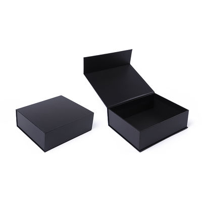 Groothandel productie van hoge kwaliteit Magnetische Geschenkdoos Verpakking Aangepast logo luxe Milieuvriendelijk Karton Papier Zwarte Magnetische Sieradendoos