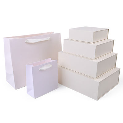 Groothandel productie van hoge kwaliteit Magnetische cadeaubon Verpakking Custom logo luxe Eco Friendly Karton Papier Wit Magnetische Sieraden Doos